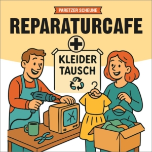 Reparaturcafe und Kleidertausch in Paretz